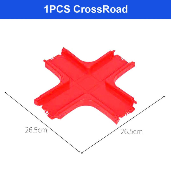 DIY Racing Track Toy Universal Accessories for Magic Track Educational Rail Car Toy