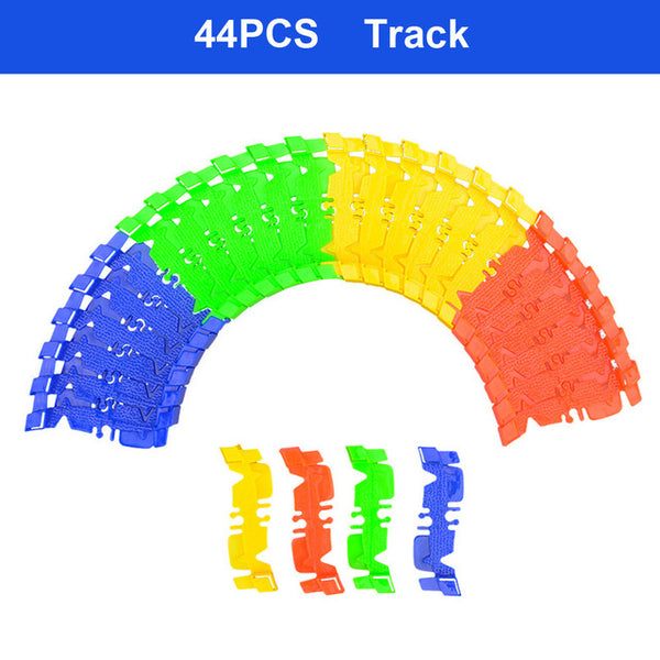 DIY Racing Track Toy Universal Accessories for Magic Track Educational Rail Car Toy