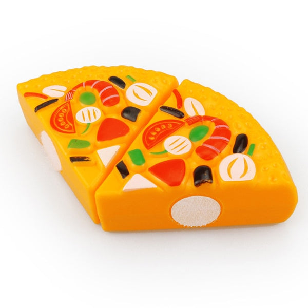 Children Kitchen Cutting Toys Pizza Hamburger Bread Fast Food Pretend Play Plastic Miniature Food