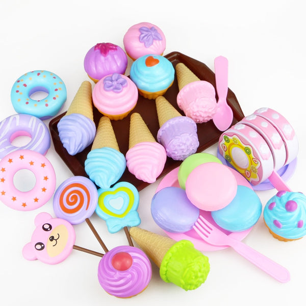 Kawaii Children's Kitchen Toys Plastic Simulation Food