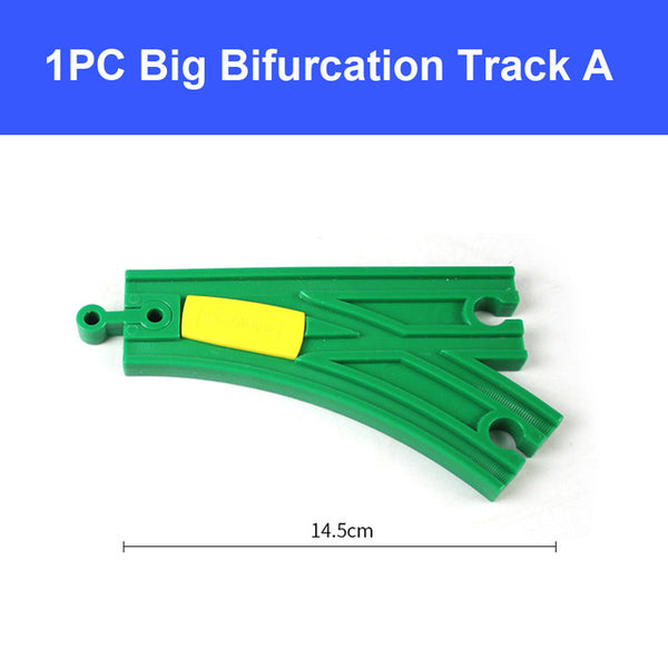 DIY Wooden Railway Track Toy Universal Accessories Competible