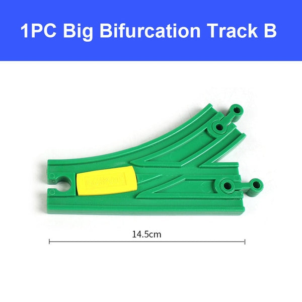 DIY Wooden Railway Track Toy Universal Accessories Competible